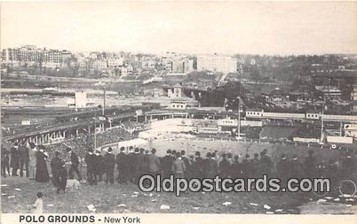 Baseball Stadium Postcard New York, USA Polo Grounds, Printed 1974