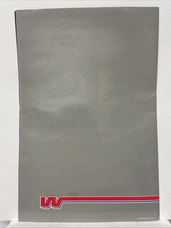 Western Airlines Executive Privilege Magazine Program