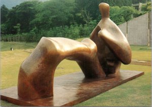 Postcard Japan Hakone Open-Air Museum Reclining Figure Arch Leg