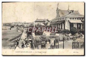 Old Postcard Saint Jean de Luz The Grand Casino