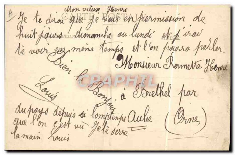 Postcard Old Army 6th regiment of Toul & # 39artillerie fortress of Loading &...