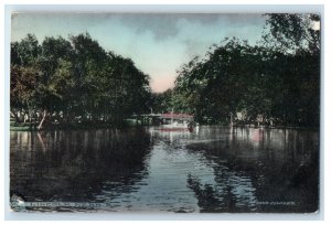 c1905 River View Of Lincoln Nebraska NE Handcolored Unposted Antique Postcard