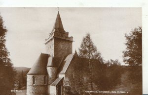 Scotland Postcard - Crathie Church - Balmoral - Aberdeenshire - RP - Ref TZ1408