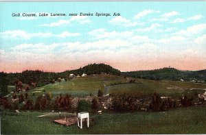 Postcard GOLF COURSE SCENE Eureka Springs Arkansas AR AI1876
