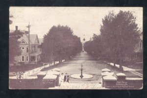 BLOOMSBURG PENNSYLVANIA PA. DOWNTOWN MAIN STREET SCENE VINTAGE POSTCARD