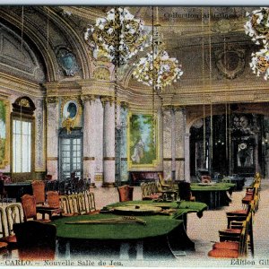 c1910s Monte Carlo, Monaco Postcard Nouvelle Salle de Jeu Casino Gaming A370
