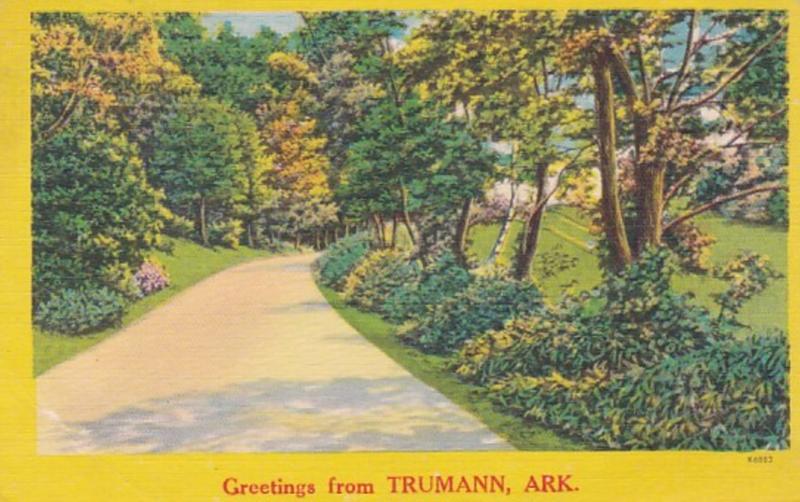 Arkansas Greetings From Trumann 1954