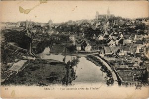 CPA SEMUR - Vue générale prise du Viaduc (115942)