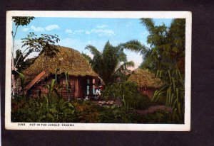 Republic of PANAMA Hut in the Jungle Postcard Tarjeta Postal Carte Postale