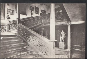 Durham Postcard - Black Stairs, Durham Castle    RT1505