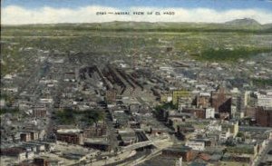 Aerial View of El Paso - Texas