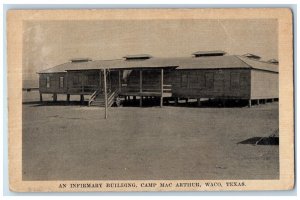 c1910's An Infirmary Building Camp Mac Arthur Waco Texas TX Antique Postcard 