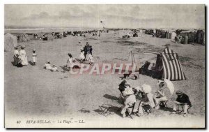 Old Postcard Riva Bella Beach