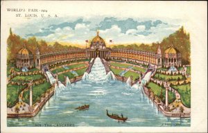 1904 St. Louis World's Fair CASCADES Unused Postcard