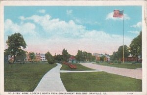 Illinois Danville Soldiers Home Looking North From Government Building