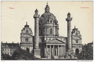 Wien  , Austria , PU-1912 ; Karls kirche