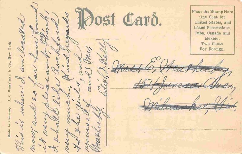 YWCA Building Rockford Illinois 1910c postcard