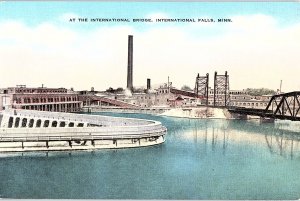 Chrome BRIDGE SCENE International Falls Minnesota MN AH9813