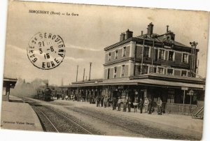 CPA AK SERQUIGNY - La Gare (211338)