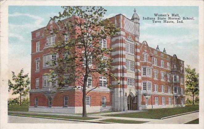 Indiana Terre Haute Women's Hall Indiana State Normal School 1930