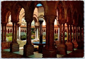 Postcard - Inside of Cloister - Monreale, Italy