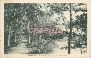 Old Postcard Tourouvre boom drill pond of Mousette