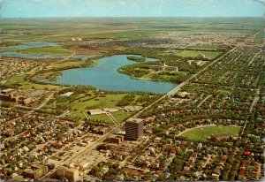 Canada Saskatchewan Aerial View Of Regina