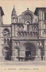 France Bordeaux Eglise Sainte Croix 1922