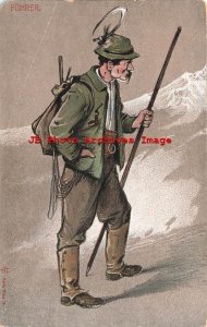 Unknown Artist, VS Tirol Serie No 13, Fuhrer, Leader, Mountaineering, Hiker