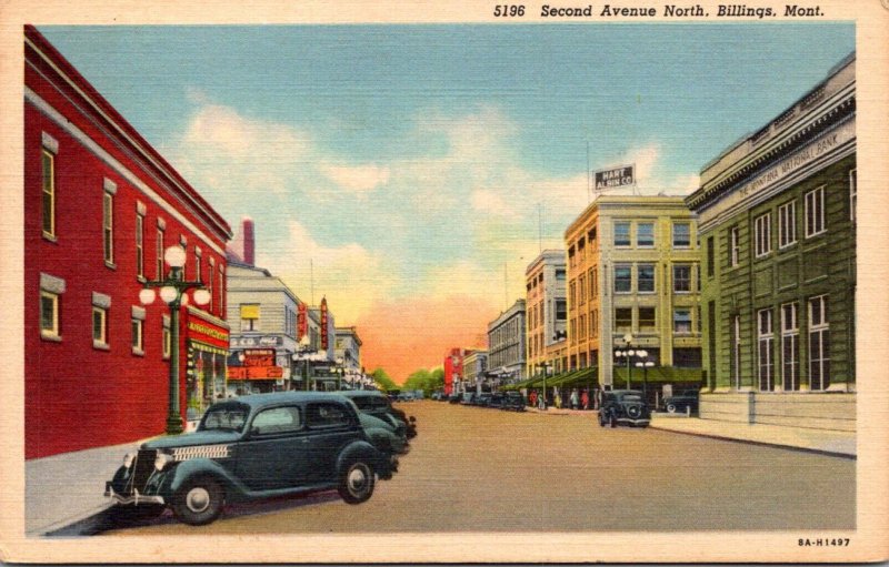 Montana Billings Second Avenue Looking North Curteich