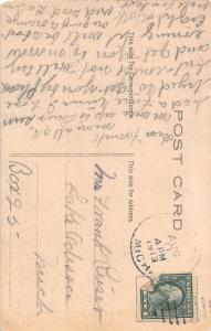  A2 Michigan Mi PENNANT Postcard 1913 COLLINS Dutch Here Iss Vhere You Can 