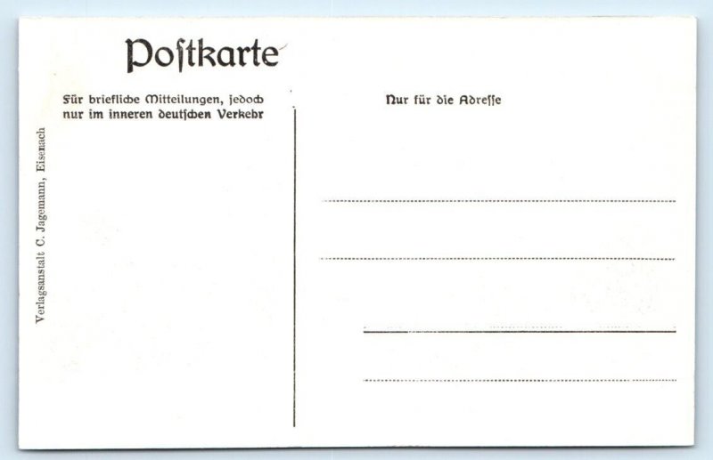 Eisenach und Wartburg GERMANY Postcard