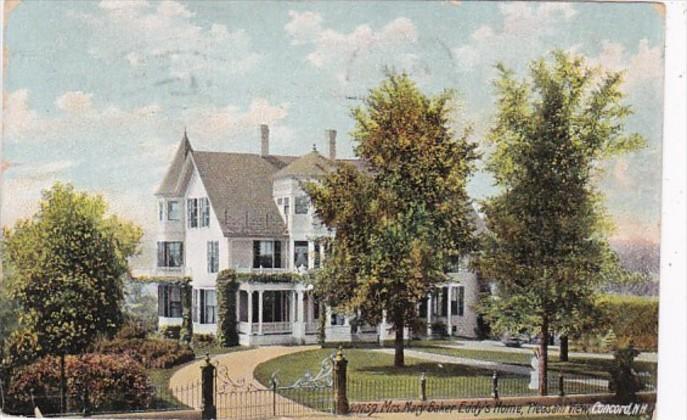 New Hampshire Concord Mrs Mary Baker Eddy's Home Pleasant View 1908