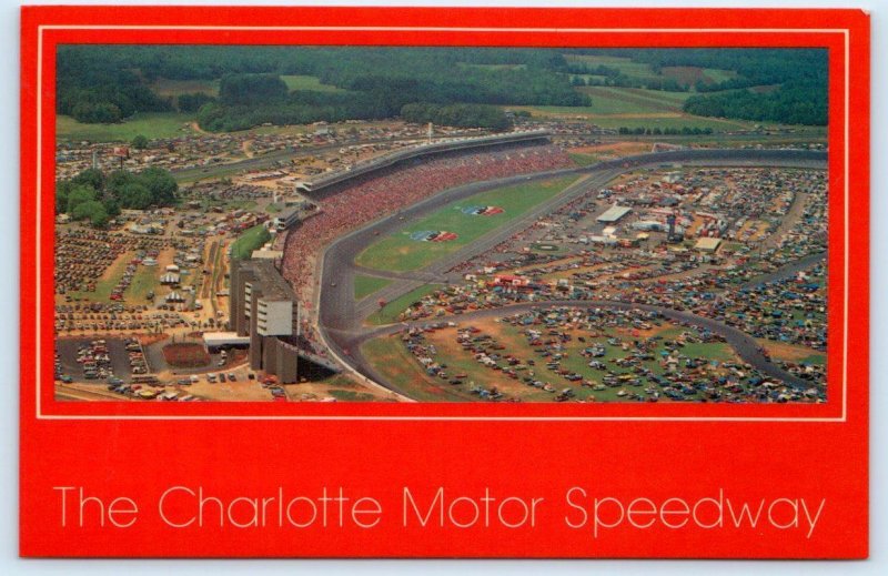 CHARLOTTE MOTOR SPEEDWAY, North Carolina NC ~ Auto Racing 4x6 Postcard