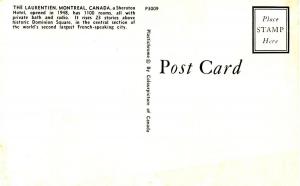 Canada - Quebec, Montreal. Hotel Laurentien
