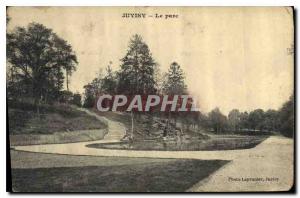 Old Postcard Juvisy The park