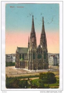 Wien: Votvkirche , Austria, PU-1913