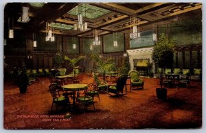K45/ Great Falls Montana Postcard c1910 Interior Hotel Rainbow 127