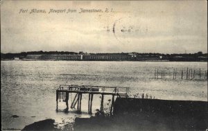 Jamestown Rhode Island RI Fort Adams Newport c1910 Vintage Postcard