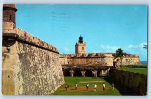 San Juan Puerto Rico Postcard Golfing at El Morro 1964 Posted Vintage