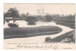 John Ball Park, Grand Rapids, Michigan, Antique 1905 Tuck Postcard