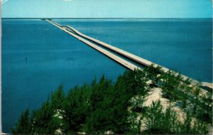 Gandy Bridge Tampa Bay St Petersburg Florida FL Ward Beckett Divided Back Vtg 