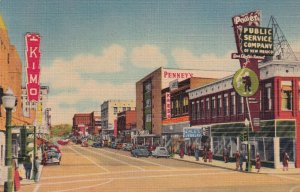 ALBUQUERQUE , New Mexico , 1952 ; RT66 / Route 66 ; Central Avenue