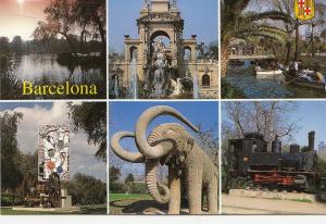 BF12674 barcelona train elephant spain  front/back image