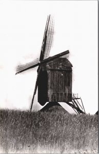 Netherlands Guttecoven Limbricht Molen Windmill Vintage RPPC 09.21