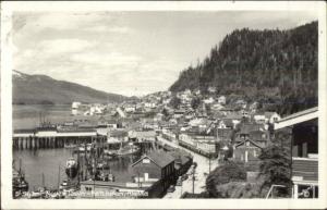 Kethican AK View of Town Buildings Real Photo Postcard