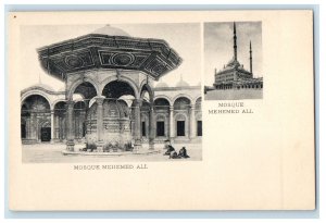 c1905 Multiview of Mosque of Mehemed Ali Egypt Unposted Antique Postcard