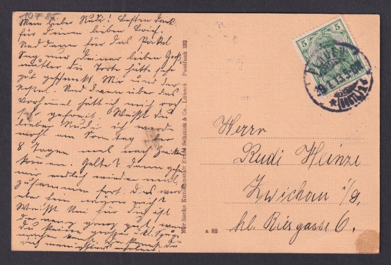 Vintage postcard Germany Music Else Leander Women's Ensemble Mignon 1913