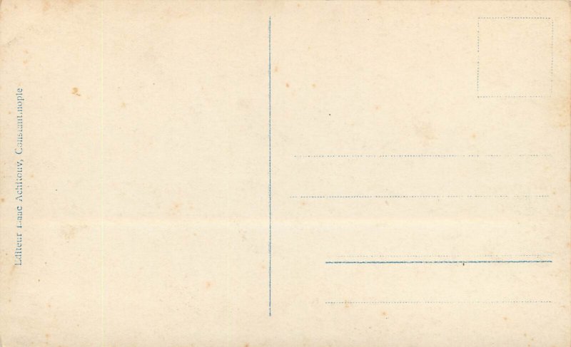 Turkey Constantinople (Istanbul) mosque rppc