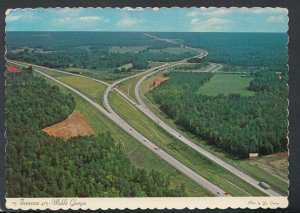 America Postcard - Interstate 475, Middle Georgia. Posted - Ref.T3580